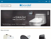 Tablet Screenshot of brondell.com